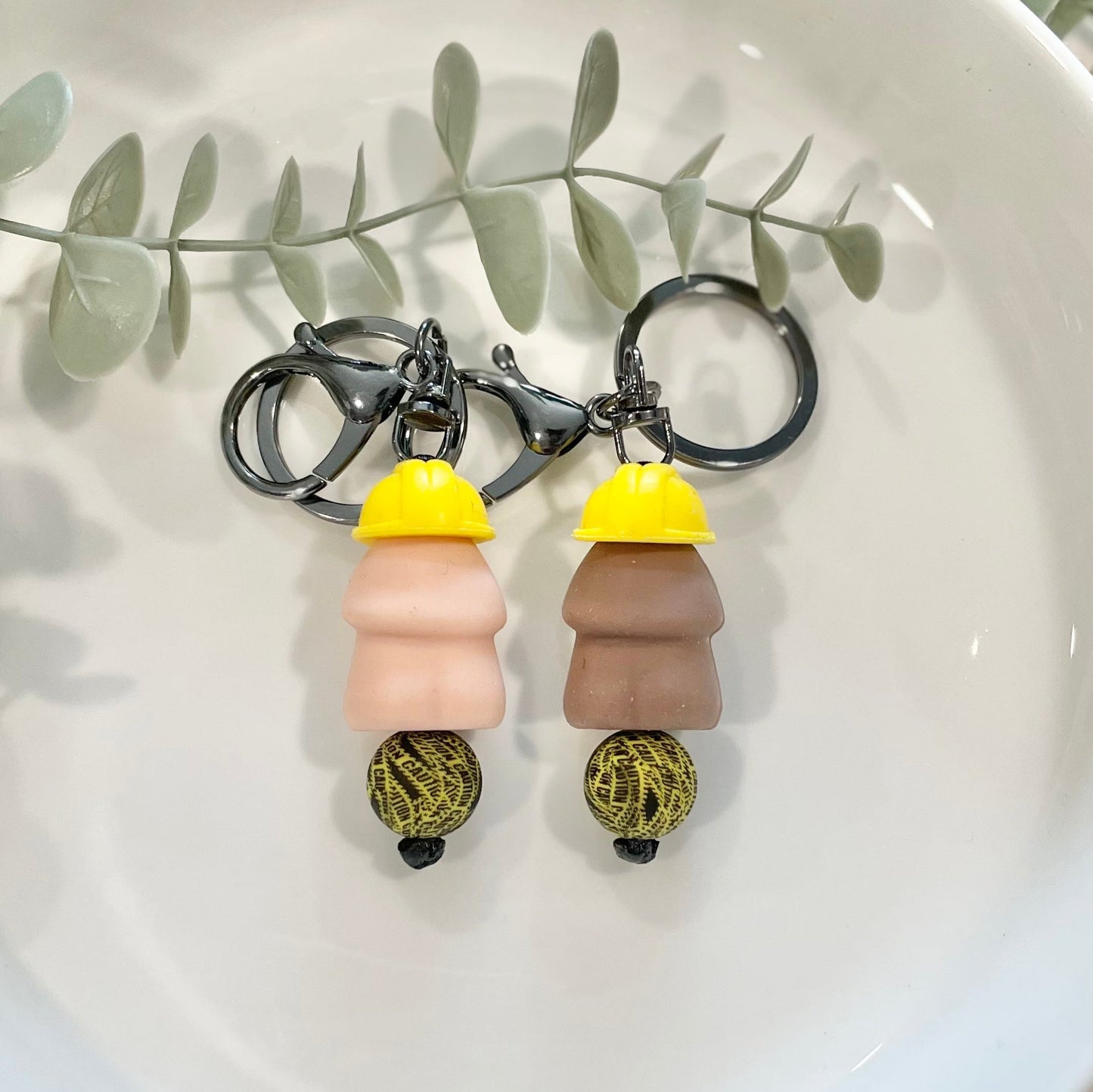 Construction Worker Penis Keychain