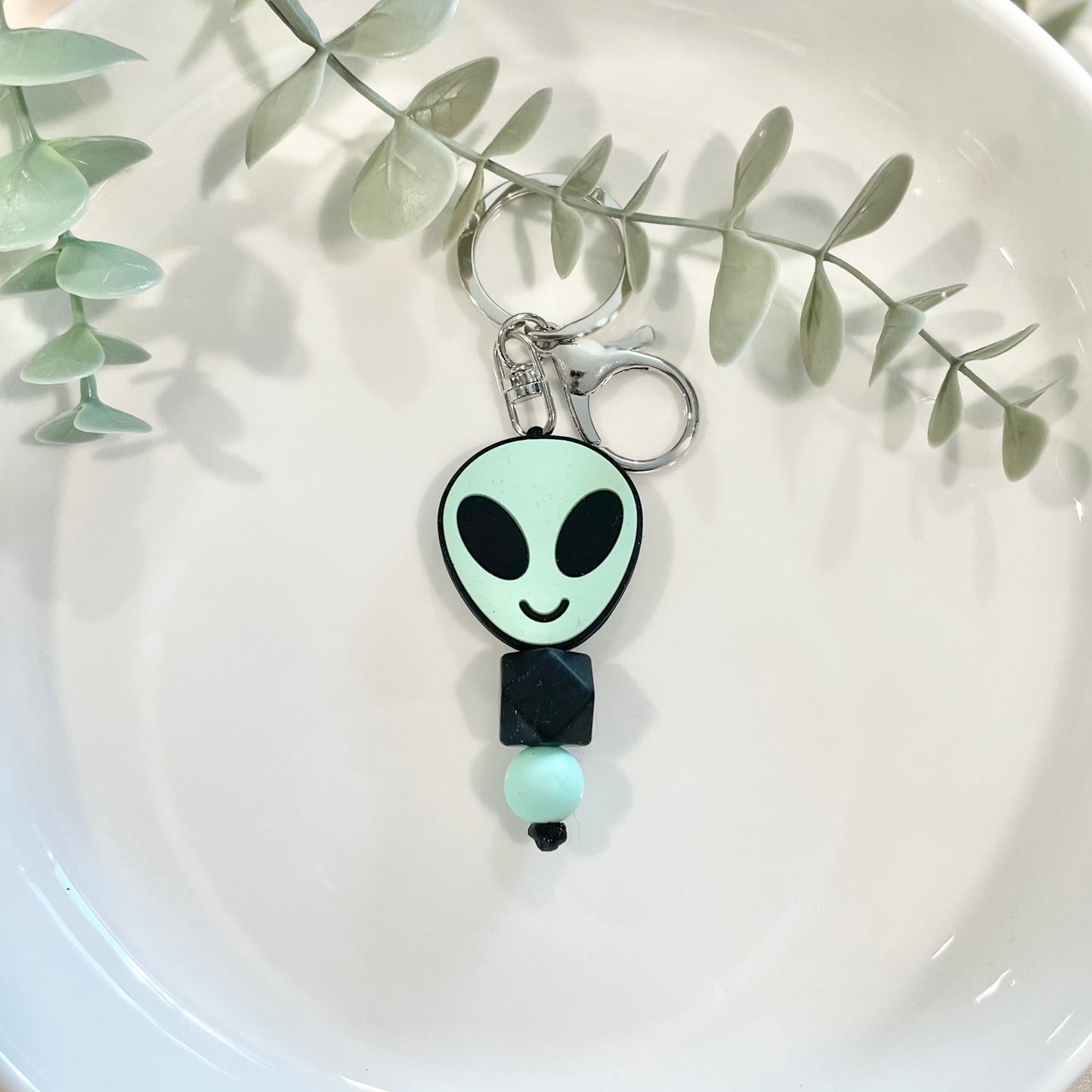 Alien Head Keychain