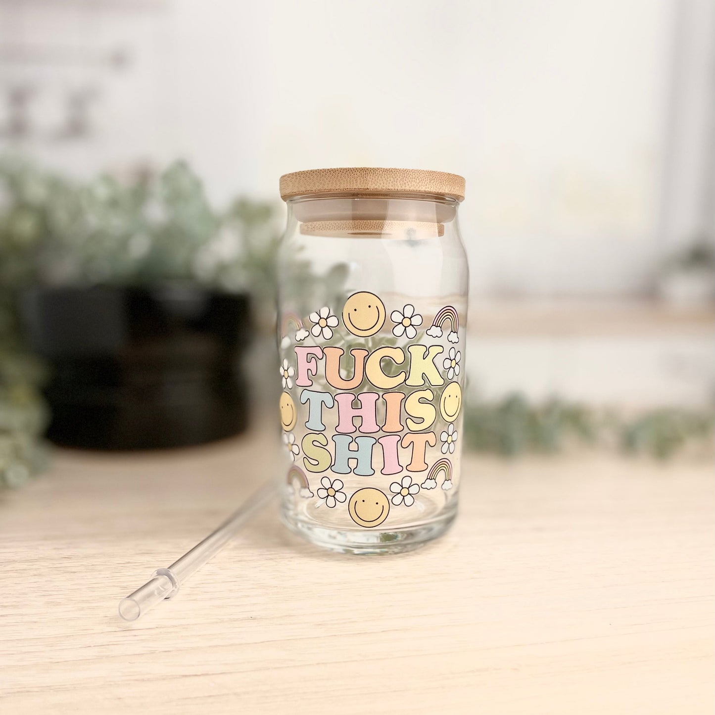 Fuck This Shit Glass Can