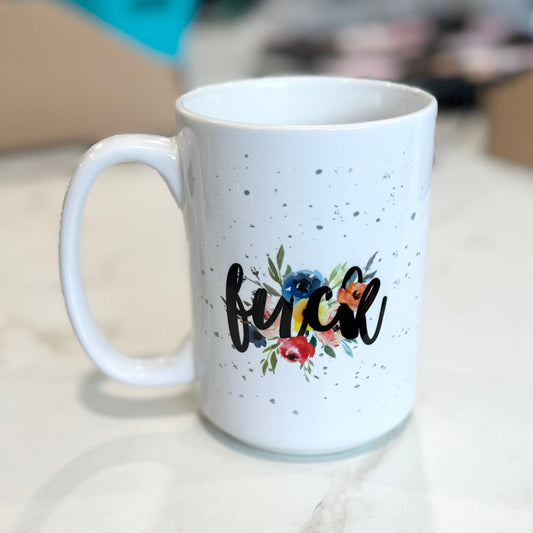 Fuck Floral Ceramic Mug