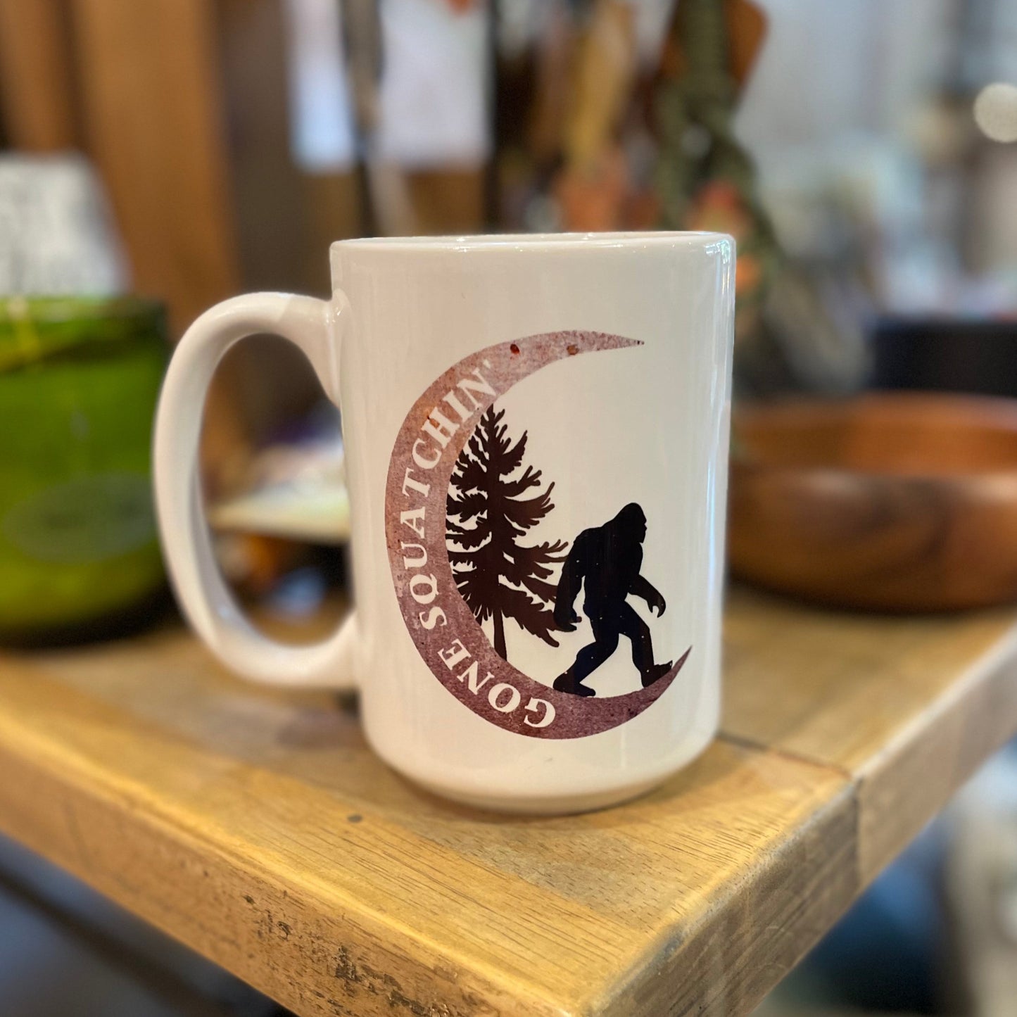 Gone Squatchin' Ceramic Mug