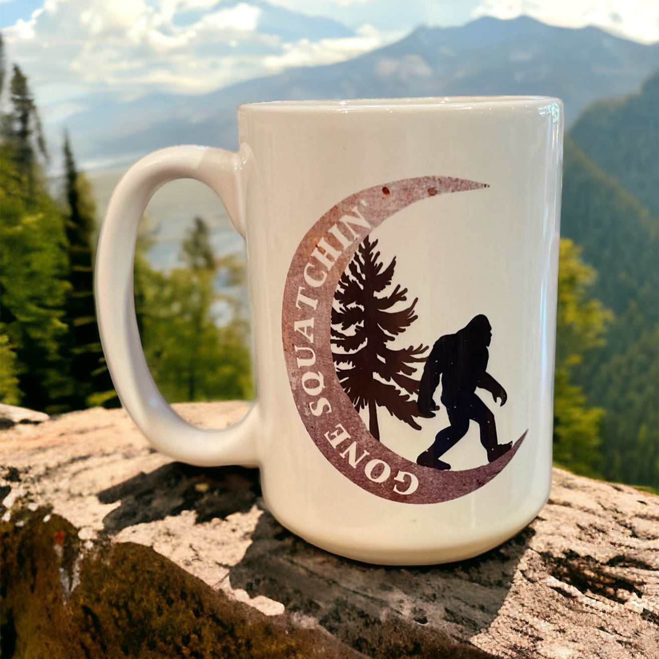 Gone Squatchin' Ceramic Mug