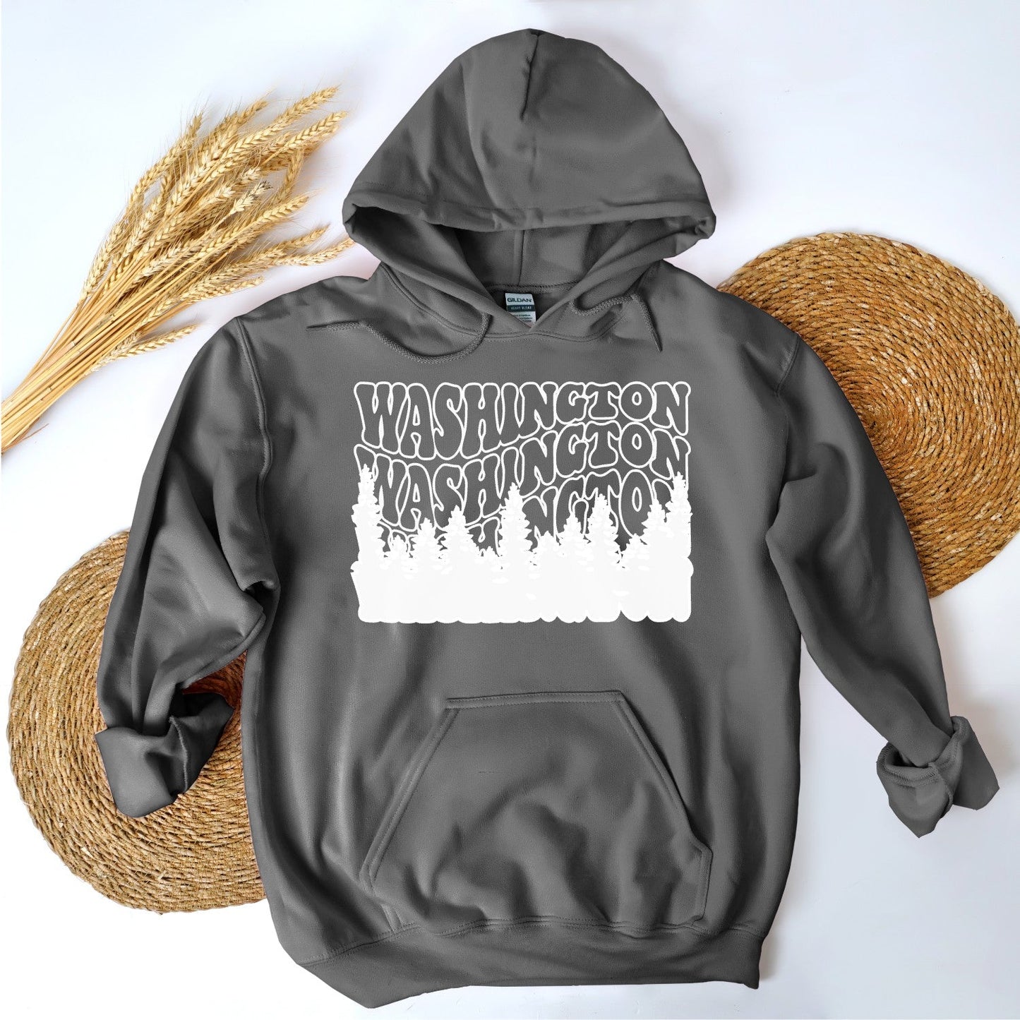 Stacked Washington State Hoodie